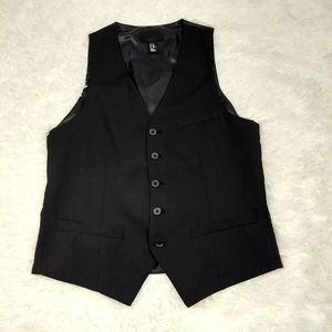 🔥3/$15 H&M BLACK VEST SIZE 36R